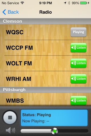 College Basketball Radio screenshot 2