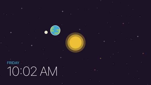 Orbit Clock - Space clockface for your TV(圖2)-速報App