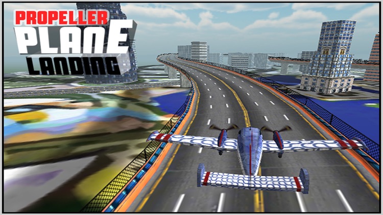 Propeller Plane Landing