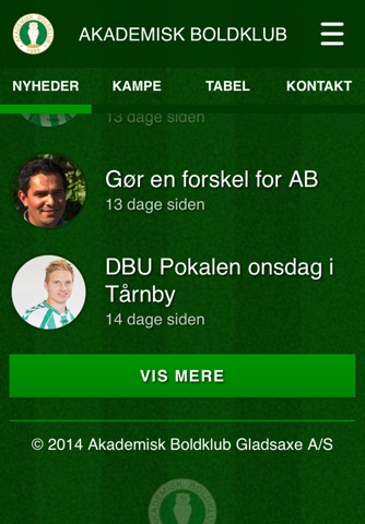 Akademisk Boldklub screenshot 4