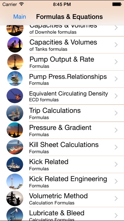 OilField Formulas for iHandy Calc.