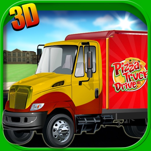 Pizza Truck Driver 3D - Fast Food Delivery Simulator Game on Real City Roads