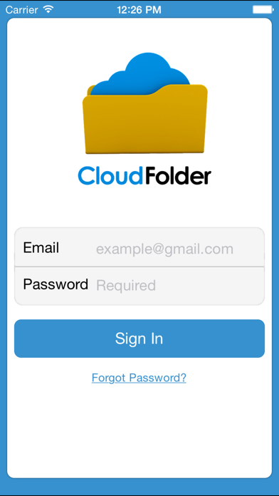 How to cancel & delete HGC CloudFolder from iphone & ipad 1