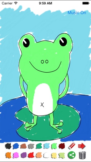 Kids Coloring Book(FREE) - cute 50 characters(圖2)-速報App