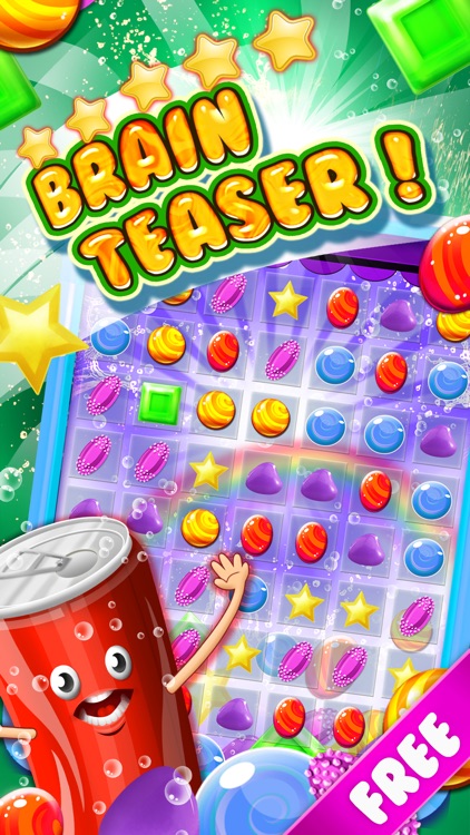 `` A Candy Game `` -  fun match 3 rumble of rainbow puzzle's for kids free