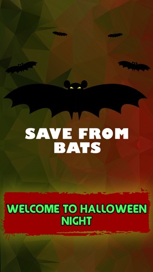 Save from Bats in the Halloween horror n