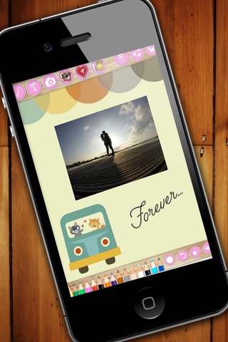 Crea tarjetas de amor con stickers y fotos - Premium screenshot 3