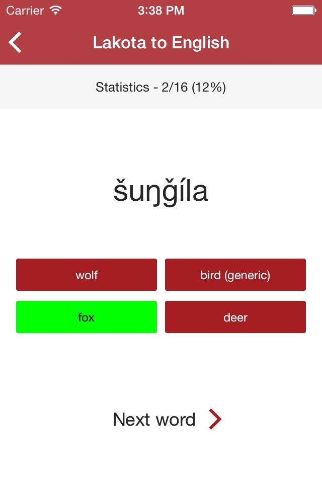 Lakota Vocab Builder screenshot 4