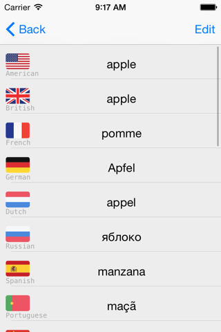 Learning Spanish (European) Basic 400 Words screenshot 2