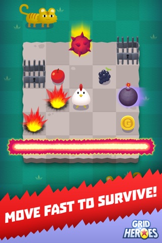 Grid Heroes Free screenshot 2