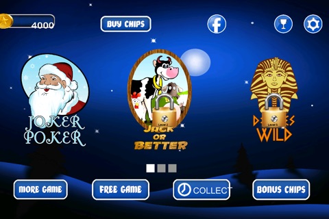 AAA Christmas Jackpot Joy Poker Pro - good casino lottery table screenshot 3