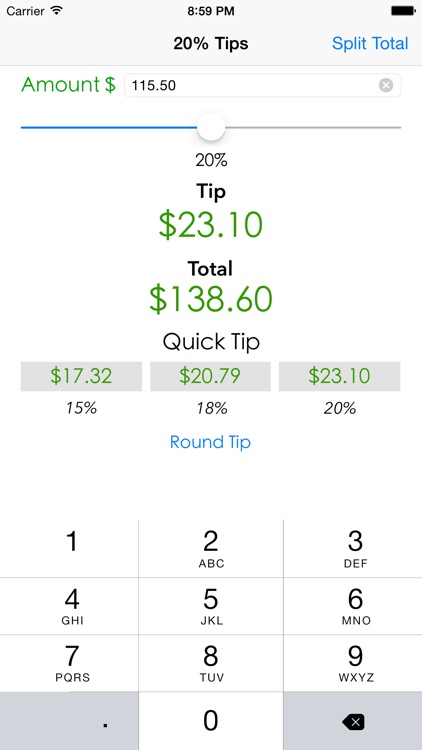 20% Tips