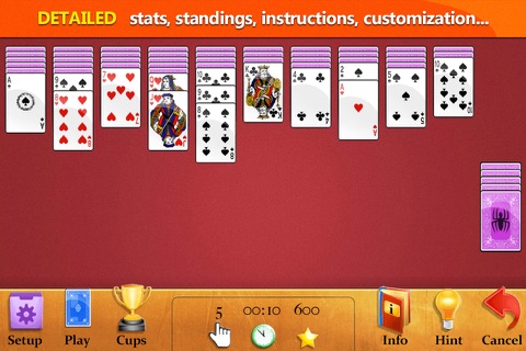 Easy Spider Solitaire screenshot 3