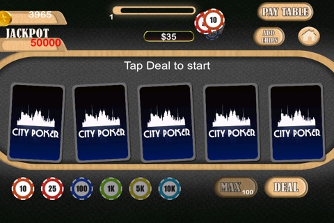Fabulous Casino City Poker Blast - New video card betting game screenshot 3