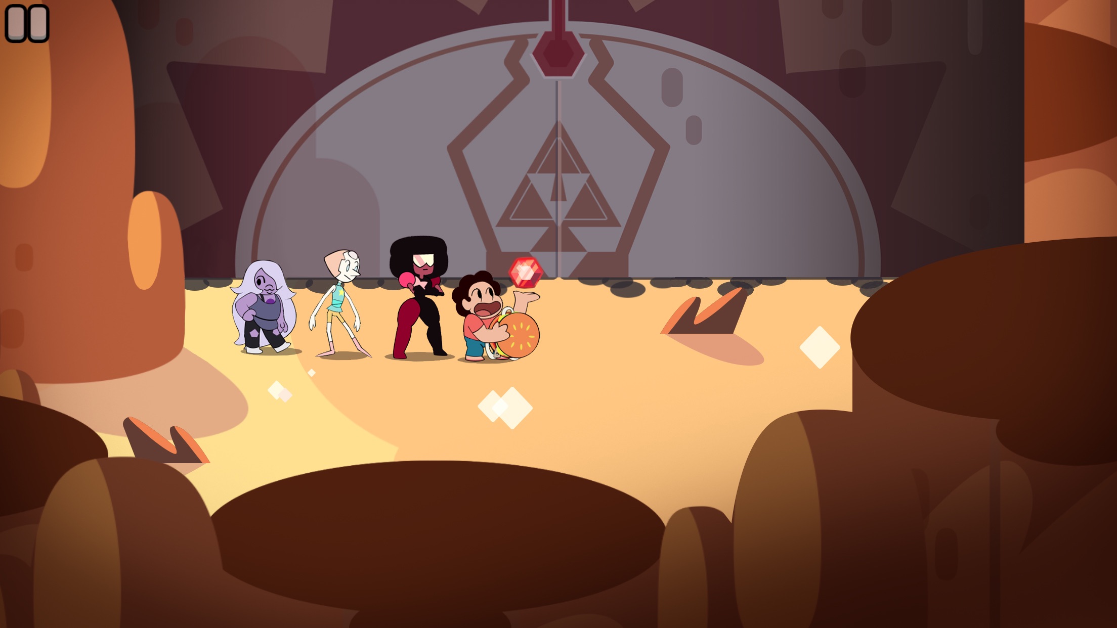 Screenshot do app Ataque ao Prisma - Steven Universo RPG Leve