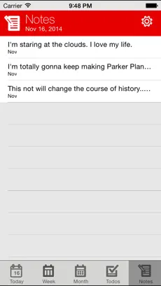 Captura de Pantalla 3 Parker Planner Classic (old version) iphone