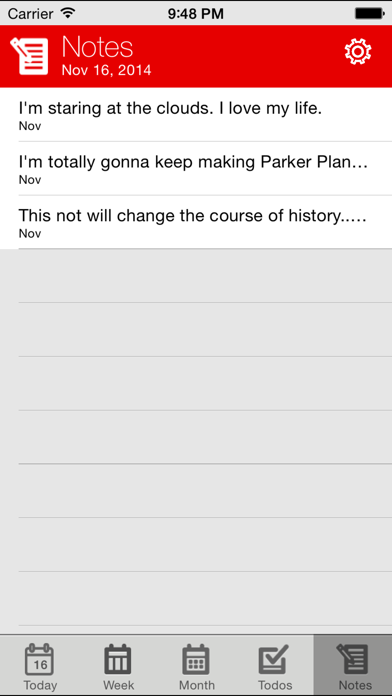 Parker Planner Screenshot 3