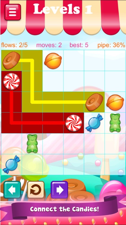 Candy Land Rush! Sweet Sugar Town Matching Puzzle Game