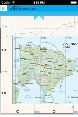 Tunisia. Road and tourist map screenshot 4