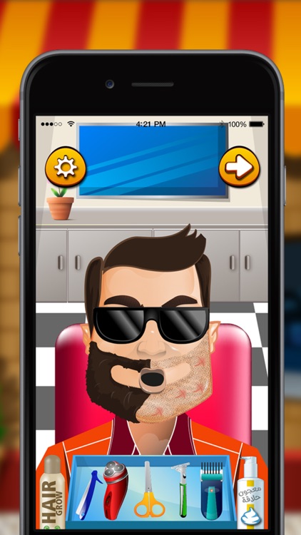 Shaving Salon - Crazy beard shave game for kids