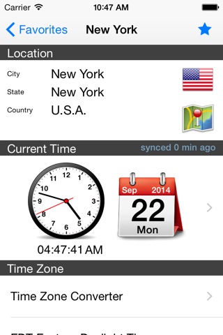 World Clock Gold–Time Zones screenshot 2