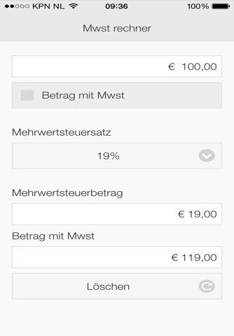 Mwst Rechner App Kostenlos screenshot 2