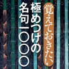 角川 覚えておきたい極めつけの名句一〇〇〇