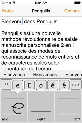 Penquills | Handwriting keyboard screenshot 2