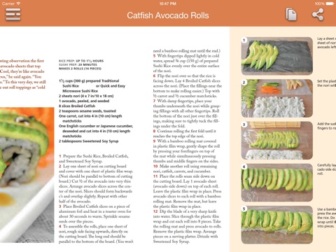 Sushi Recipes - Asian Cookbook for iPad screenshot 4