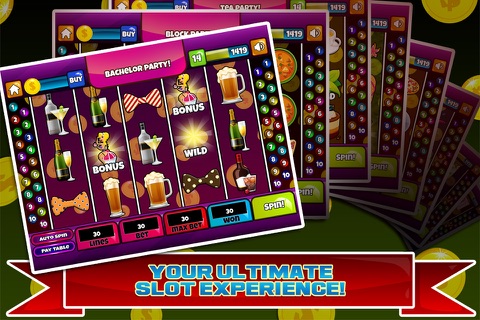 Mega Party Multi Line Slots - Casino Machine Win Big Vegas screenshot 2