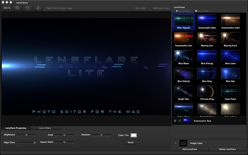 LensFlares скриншот программы 1