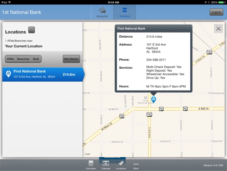 First National Bank of Hartford, AL for iPad screenshot-4
