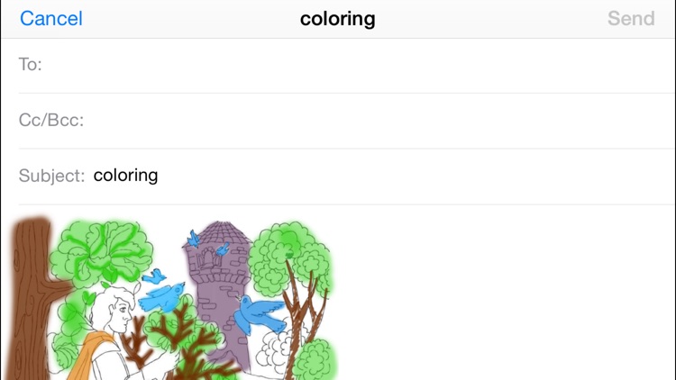 Rapunzel. Coloring book for children. screenshot-3