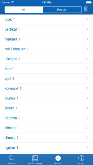 Albanian <> English Dictionary + Vocabulary trainer Free(圖5)-速報App