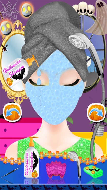 Halloween Costume Party Dress Up - Spa Salon Spooky Makeup & Makeover Kids Teens Dress Design Girls Game screenshot-3