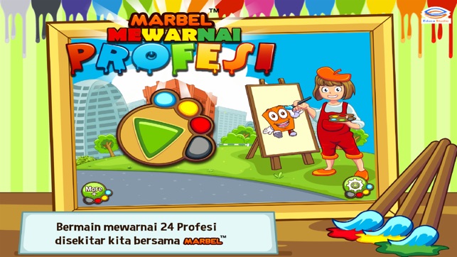 Marbel Mewarnai Profesi