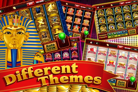 Pharaoh King of Egypt and Prince of Classic Big Win Money Slot Machine Free Vegas Casino screenshot 2