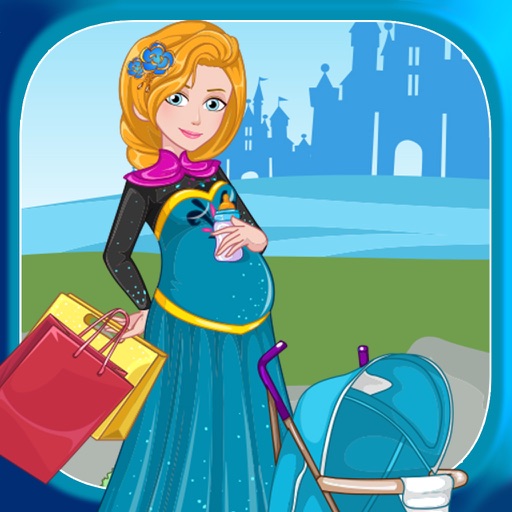 pregnancy dress up icon