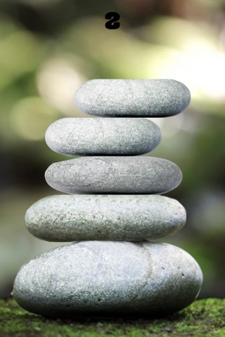 Zen Stone Stack - How high can you reach? - Relaxing and fun stone tower castle stacking game screenshot 3