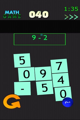 The Math Game - Subtraction Facts screenshot 2