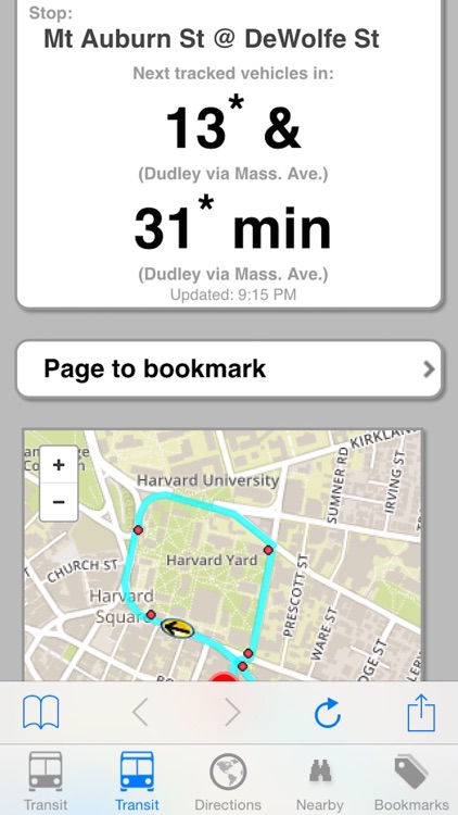 My MBTA Real Time Next Bus - Public Transit Search and Trip Planner Pro screenshot-3