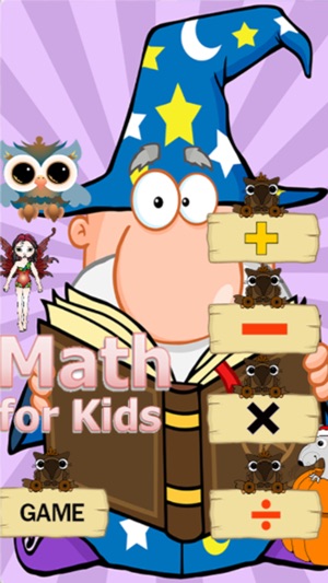 Fantasy town math kids English number pr