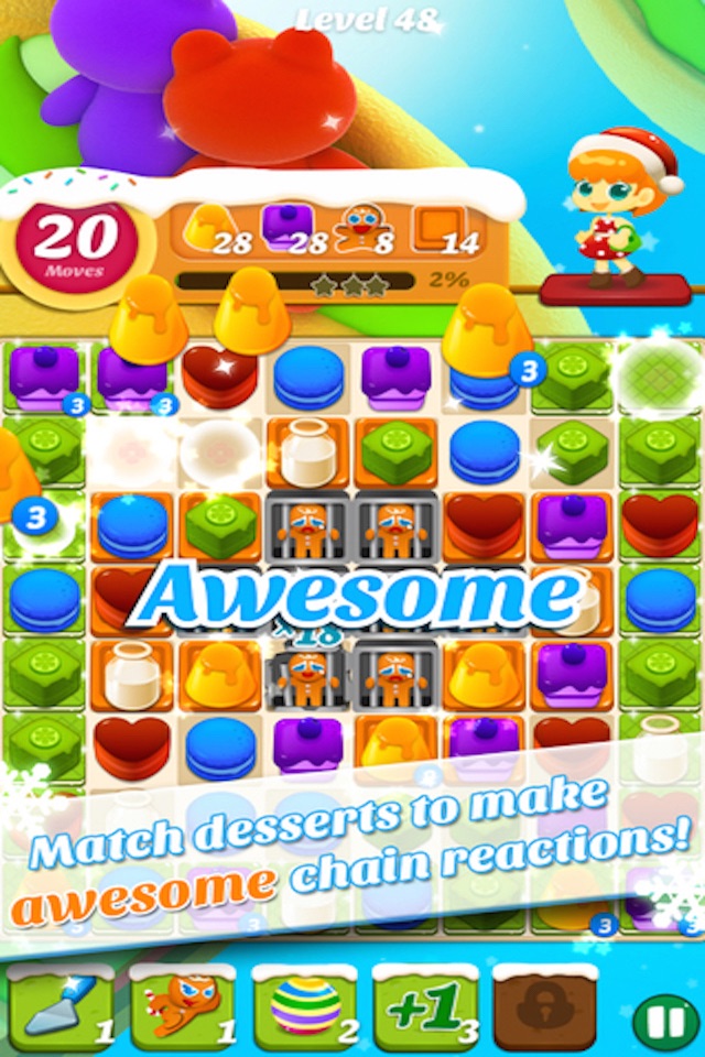 Candy Heroes Splash - match 3 crush charm game screenshot 3
