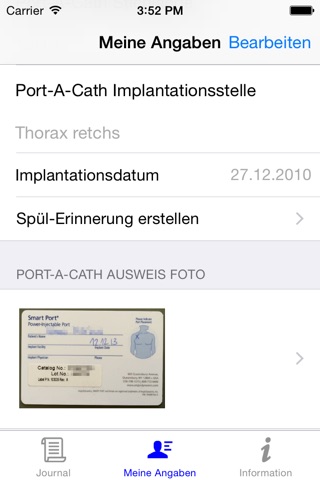 Port- und Langzeitkatheter (PICC/Hickman) Journal screenshot 4