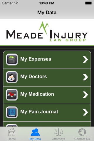 Meade Law Group Injury App screenshot 3