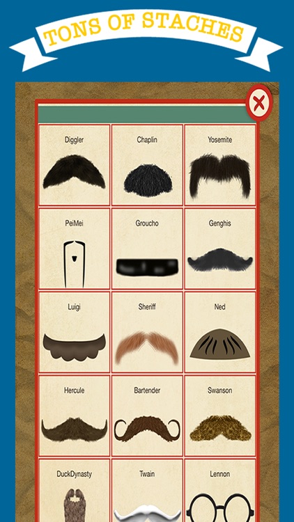 StacheTastic! Art of The Mustache Beard Photo Sticker Pic Booth FREE screenshot-3