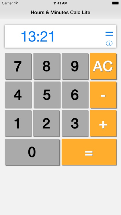 Hours & Minutes Calculator Lite screenshot-3