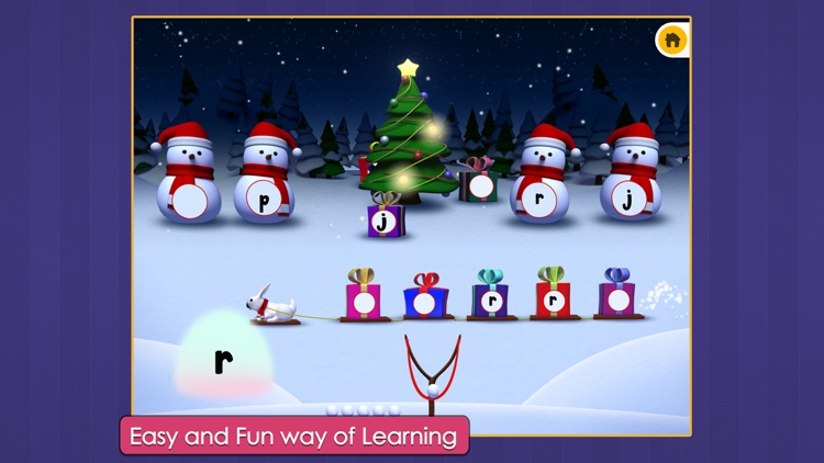 Icky Snow Ball Attack - Phonics & Vowels - Christmas Edition screenshot-0