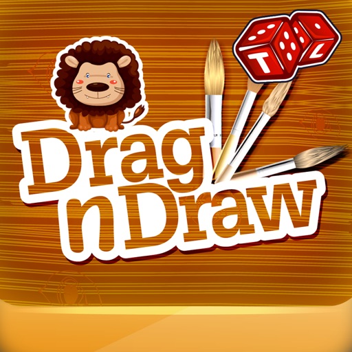 Drag n Draw Coloring Book Icon