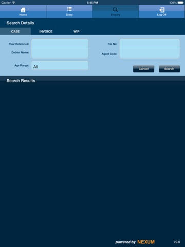 NEXUM Client Online for iPad screenshot 2